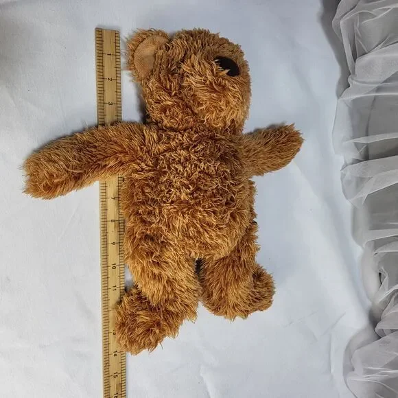 2009 Harley Davidson 13" Brown Fuzzy Shaggy Stuffed Plush Teddy Bear Doll - Picture 12 of 12